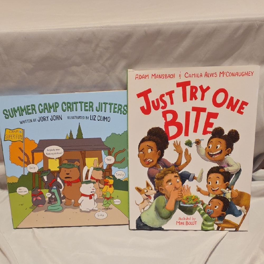 Children's Book Pair with Illustrated Covers- Hard Cover